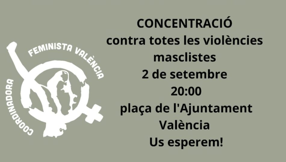 Concentración feminista este miércoles en Valencia ante la provocación de la alcaldesa