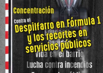 La Plataforma STOP Fórmula 1 hará todo lo posible porque el suplicio que están sufriendo los vecinos y vecinas no vuelva a repetirse