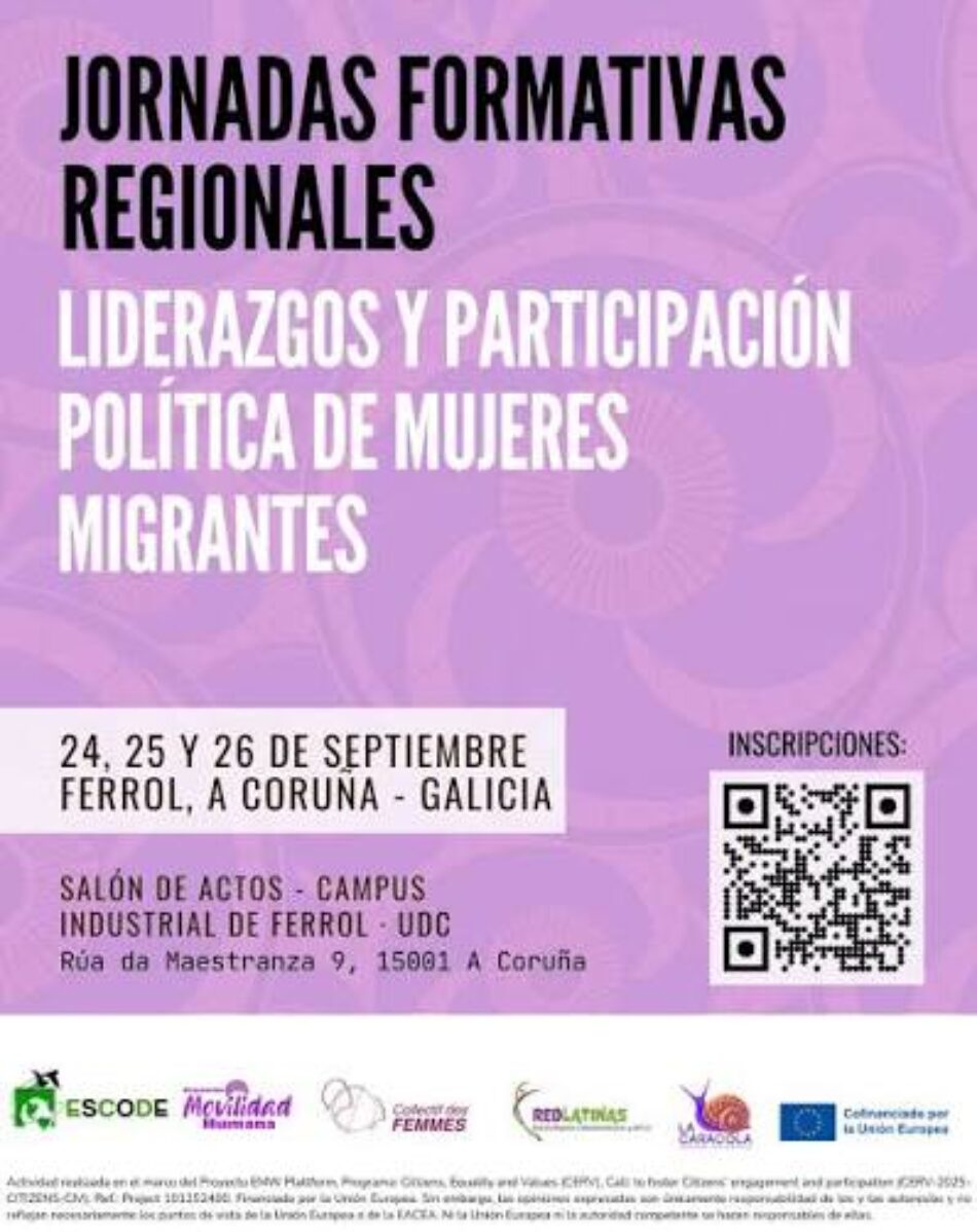 Ferrol reúne a mujeres migrantes y representantes políticas de distintos territorios en tres jornadas sobre liderazgo y participación