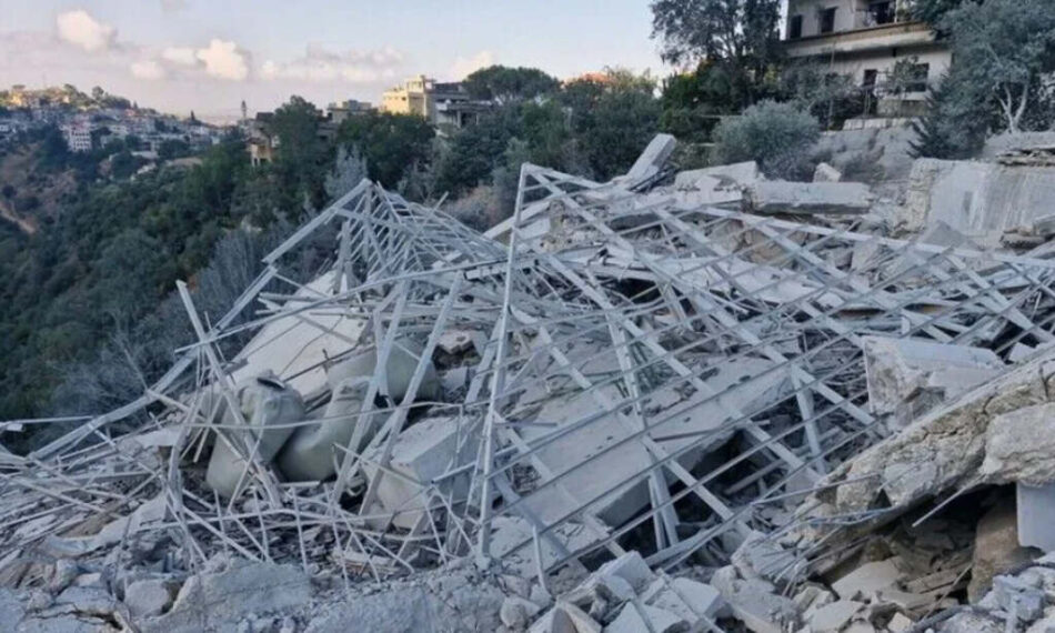 Israel intensifica bombardeos y demoliciones en el sur del Líbano