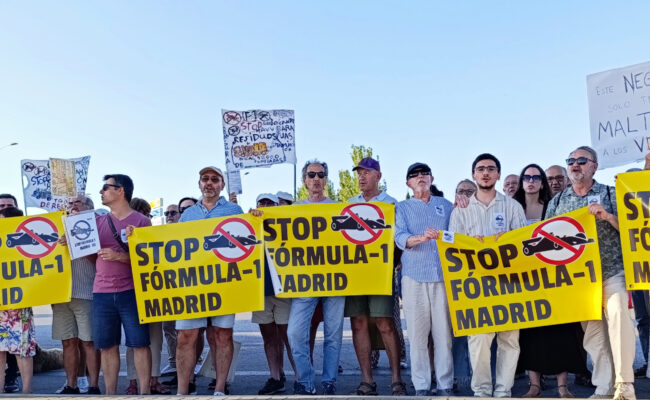 El vecindario de Hortaleza convoca dos manifestaciones durante el Gran Premio de Fórmula 1