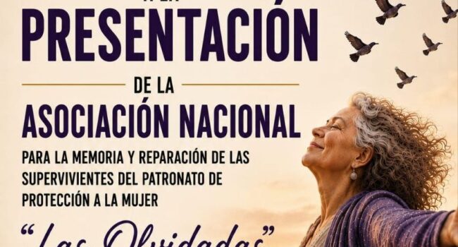 Presentación de Las Olvidadas, asociación que defiende que las supervivientes del Patronato de Protección a la Mujer participen en las decisiones sobre su memoria y reparación