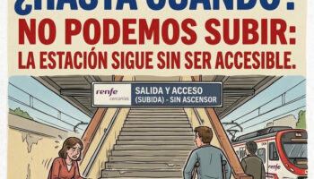 «¡Ya es hora de que la estación de Renfe San Fernando de Henares sea accesible!»