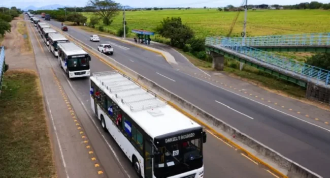 Nicaragua moderniza transporte urbano con flota de 107 autobuses chinos
