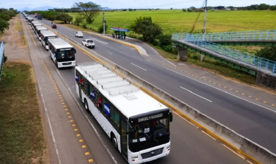 Nicaragua moderniza transporte urbano con flota de 107 autobuses chinos