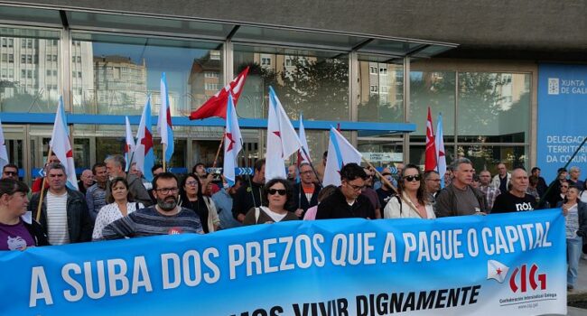 A CIG quenta motores cara a folga xeral con asembleas de persoas delegadas e mobilizacións nos edificios da Xunta