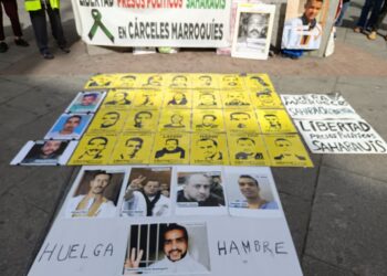 Movimiento por los Presos Políticos Saharauis en cárceles marroquíes (MPPS) sigue convocando todos los lunes ante el Ministerio de Asuntos Exteriores