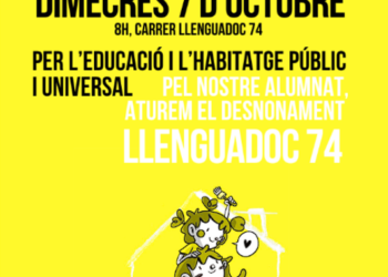 USTEC•STES (IAC), CGT i La Intersindical denunciem que la crisi de l’habitatge també és una crisi educativa