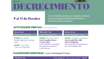 El movimiento por el Decrecimiento busca una estrategia en Asturias