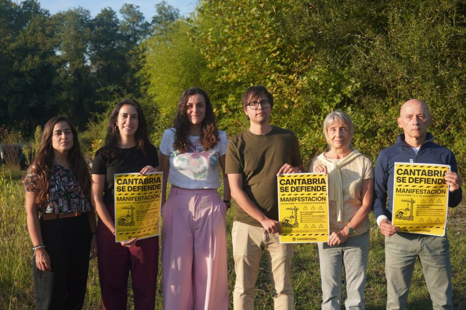 Cantabristas convoca una manifestación en Villaverde de Pontones para frenar el macrocomplejo turístico de olas artificiales