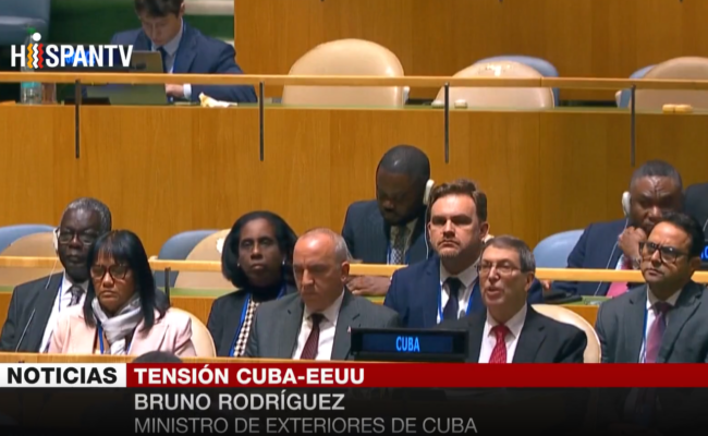 Cuba denuncia mentiras de EEUU para justificar su bloqueo