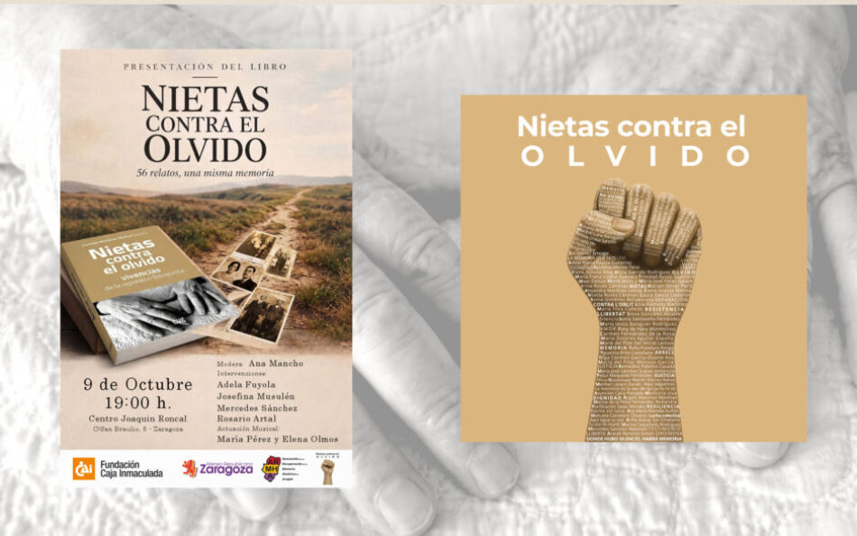 Presentación del libro coral  «Nietas contra el olvido»: 56 relatos en primera persona para romper el silencio de la represión franquista