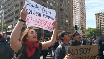 Semana de protestas en Chile contra recortes en salud y educación