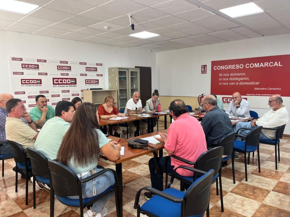 Responsables de CCOO y UGT de Campo de Gibraltar se reúnen para coordinar esfuerzos de cara a la huelga general del 11N