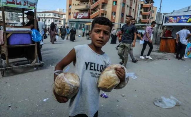 Gaza registra 1,4 millones de personas en riesgo alimentario