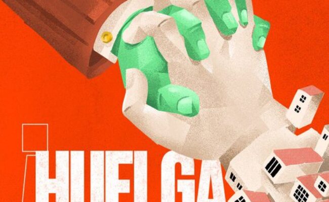 UGT y CCOO acuerdan convocar una huelga general de 24 horas por la crisis de la vivienda y por el bloqueo de la patronal a unos salarios dignos