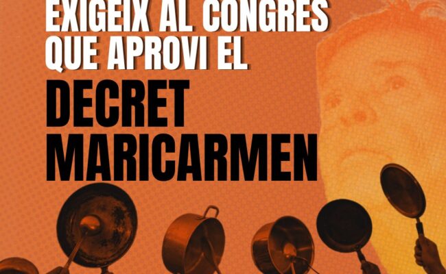 El Sindicat de Llogateres de Catalunya anuncia los próximos pasos: caceroladas hoy jueves para exigir al Congreso el Decreto Maricarmen y manifestaciones el sábado para ir mucho más allá con una huelga general