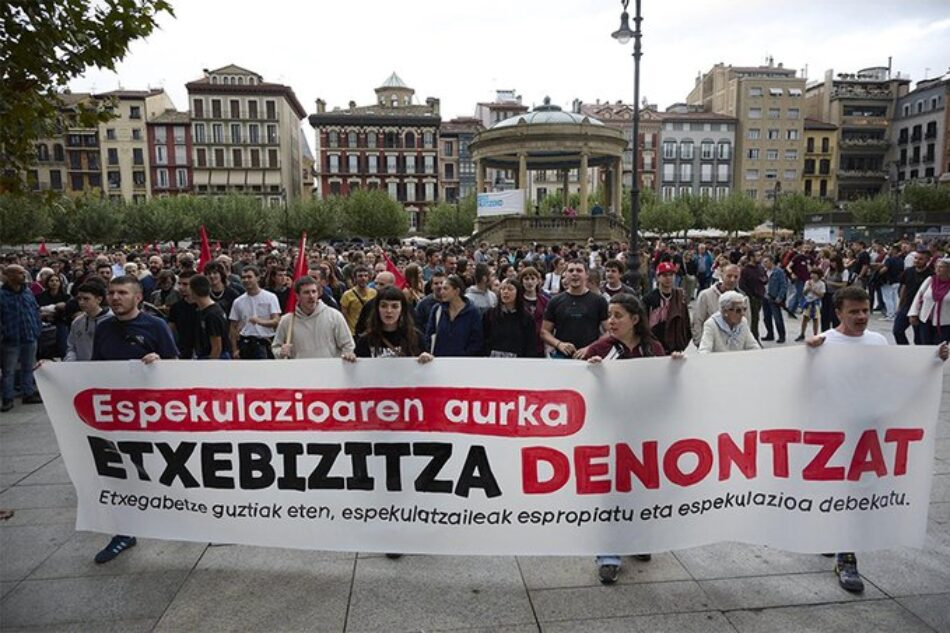 ESK sindikatua trabaja para impulsar una huelga general en Hego Euskal Herria por el derecho a la vivienda y a unas condiciones de vida dignas para la clase trabajadora