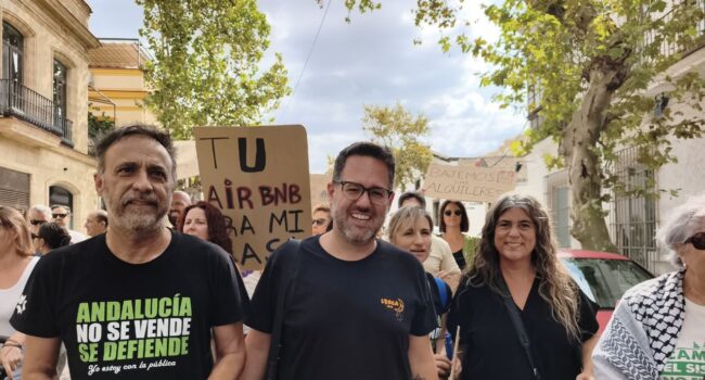 Adelante Andalucía sitúa la huelga general como la única salida ante el secuestro inmobiliario de las instituciones