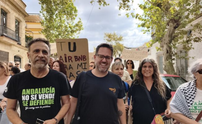 Adelante Andalucía sitúa la huelga general como la única salida ante el secuestro inmobiliario de las instituciones