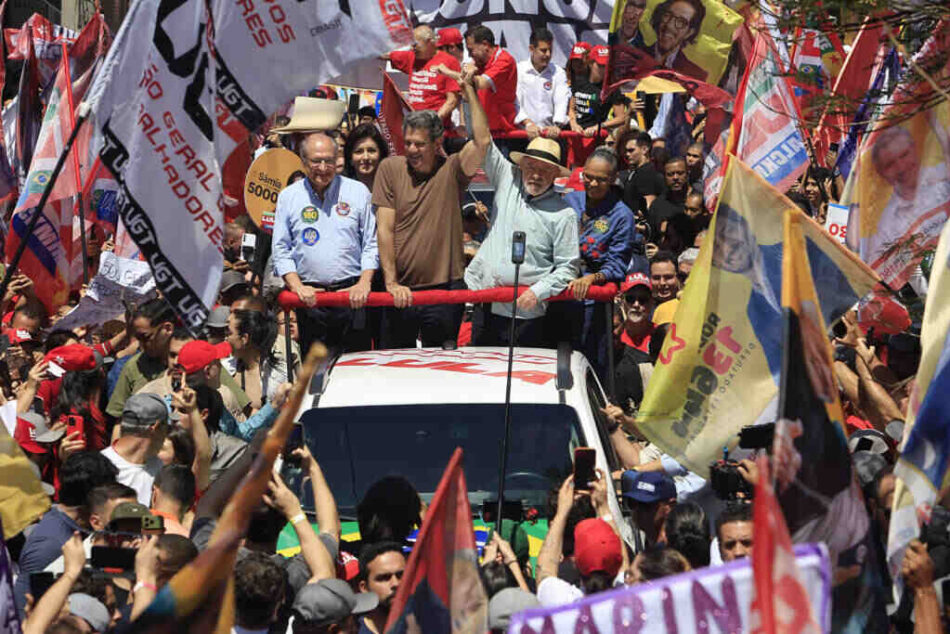 Lula cerrará su campaña electoral en Sao Paulo