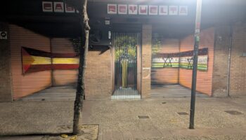Vandalizan la obra del muralista palestino Taqi Spateen en el barrio de El Carmen (Murcia)