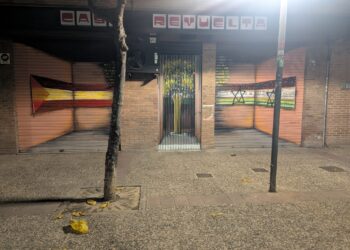Vandalizan la obra del muralista palestino Taqi Spateen en el barrio de El Carmen (Murcia)