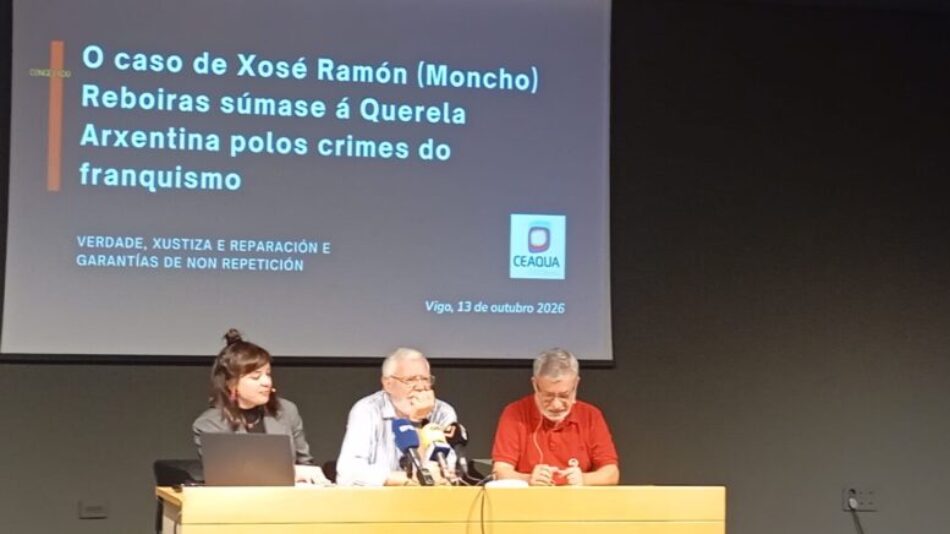 Presentada querella en Argentina por el asesinato de Moncho Reboiras