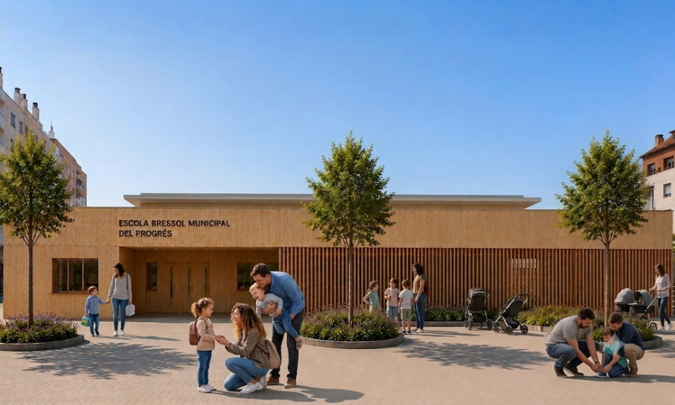 Badalona En Comú defensa a peu de carrer la seva proposta per construir la primera escola bressol pública del Districte 1