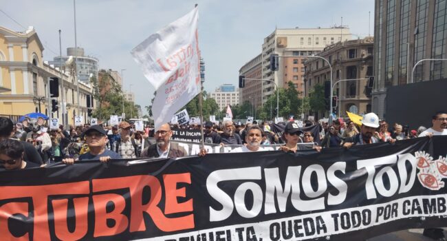 A 7 años del 18 de octubre en Chile: lucha y debate