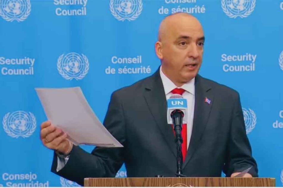 Cuba denuncia ante la ONU presiones de EEUU antes de la votación anual contra el bloqueo en la Asamblea General