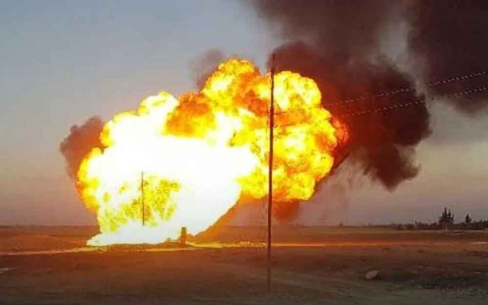 Explosión e incendio afectan un gasoducto en el noreste de Siria