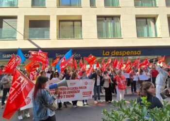 Movilización por un convenio colectivo digno para las 10.000 personas trabajadoras del comercio de Ciudad Real