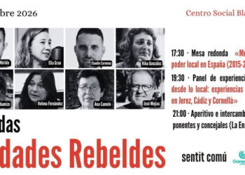 Ganemos Jerez y la Fundació Sentit Comú organizan una jornada sobre municipalismo y poder local