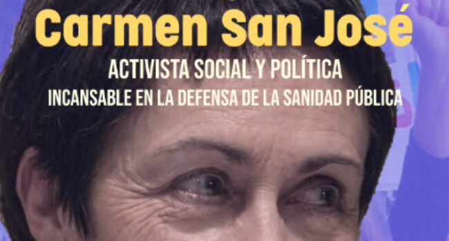 Homenaje a la activista social y política Carmen San José Pérez, esta tarde en el Ateneo La Maliciosa