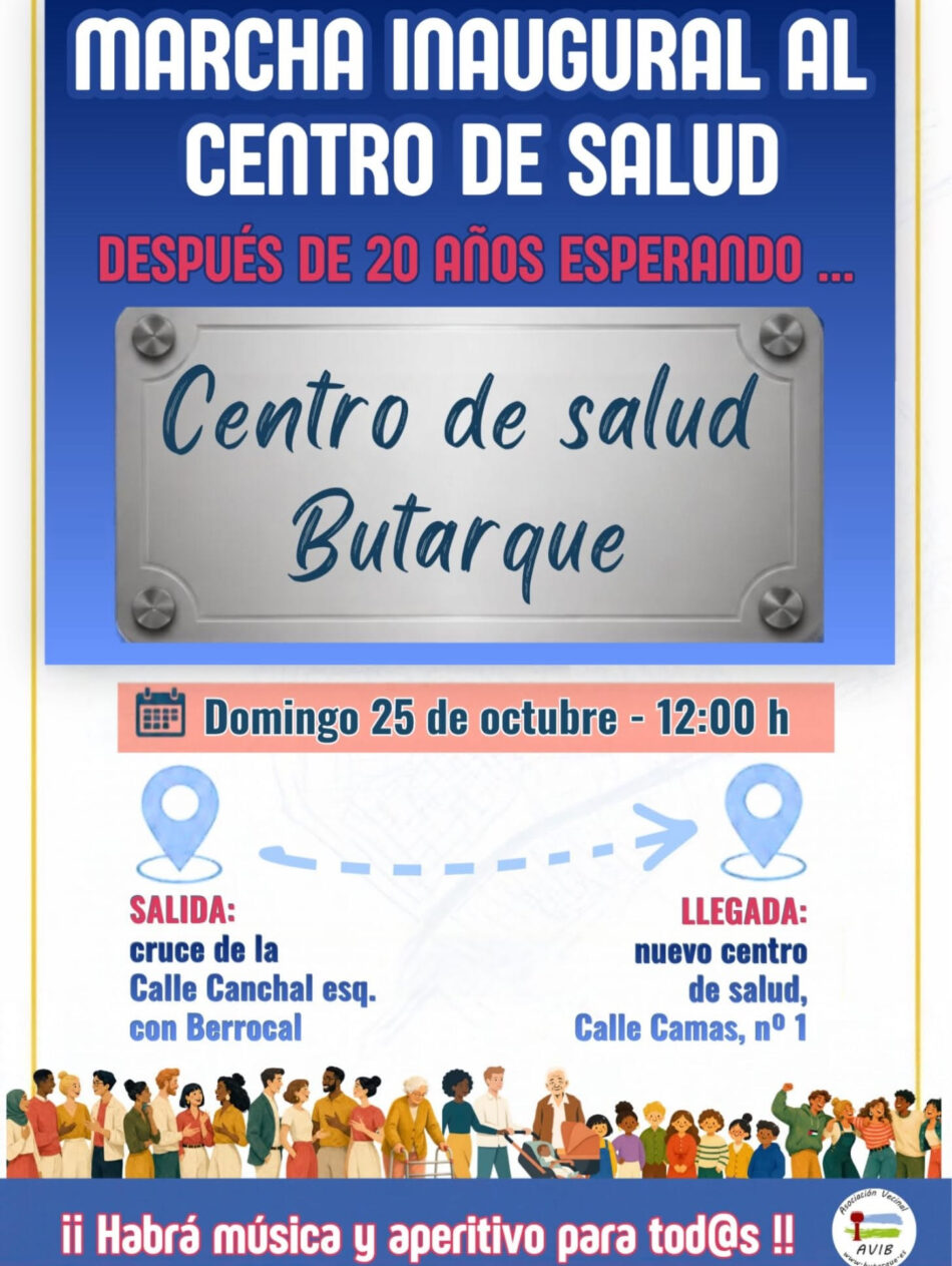 Butarque celebra la apertura de su centro de salud con una inauguración vecinal tras casi veinte años de lucha